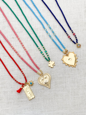 Quaintrelle Juliet Heart Charm Necklace