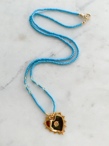 Quaintrelle Juliet Heart Charm Necklace