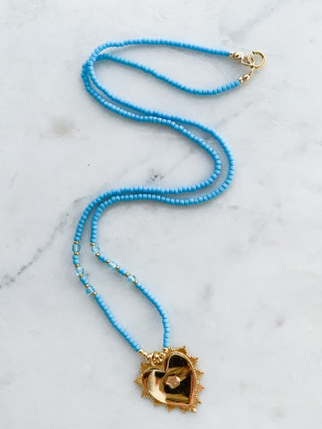 Quaintrelle Juliet Heart Charm Necklace